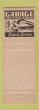 Matchbook Cover - Community Auto Service Newington CT?