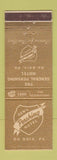Matchbook Cover - General Pershing Hotel Du Bois PA