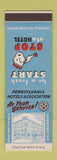 Matchbook Cover - Hotel Edison Sunbury PA