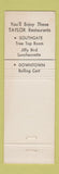 Matchbook Cover - Taylor's Tree Top Room