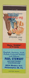 Matchbook Cover - Paul Stewart Advertising Philadelphia PA