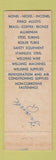 Matchbook Cover - Williams and Company Mteal Pittsburgh PA 1957