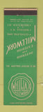 Matchbook Cover - Whi Jax Millwork Rochester NY Buffalo Cleveland