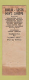 Matchbook Cover - Euclid Men's Shoppe Clothes Cleveland OH WORN