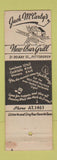 Matchbook Cover - Jack McCarty's Pittsburgh PA restaurant