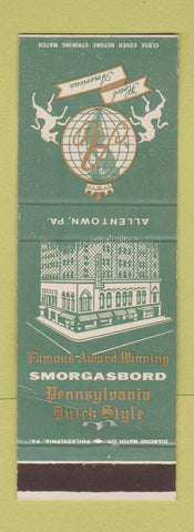 Matchbook Cover - Hotel Americus Allentown PA