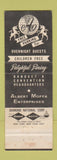 Matchbook Cover - Hotel Americus Allentown PA