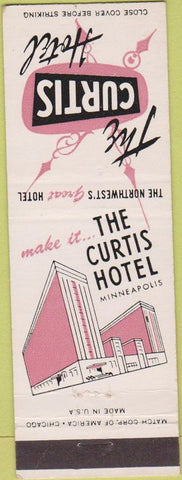 Matchbook Cover - Curtis Hotel Minneapolis MN