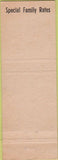 Matchbook Cover - Curtis Hotel Minneapolis MN