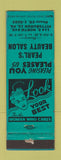 Matchbook Cover - Pearl's Beauty Salon Pittsburgh PA WEAR