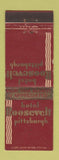 Matchbook Cover - Hotel Roosvelt Pittsburgh PA WEAR