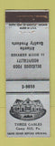 Matchbook Cover - Three Gables Camp Hill PA WEAR