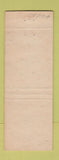 Matchbook Cover - Cottage Dining Room Linesville PA
