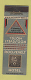 Matchbook Cover - Roosvelt Hotel Pittsburgh PA WEAR