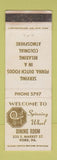 Matchbook Cover - Spinning Wheel Restaurant York PA