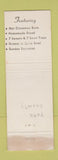 Matchbook Cover - Spinning Wheel Restaurant York PA