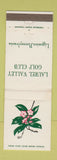 Matchbook Cover - Laurel Valley Golf Club Ligonier PA