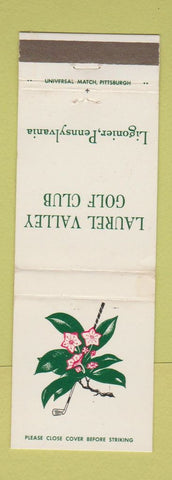 Matchbook Cover - Laurel Valley Golf Club Ligonier PA
