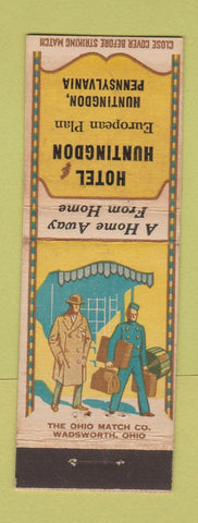 Matchbook Cover - Hotel Huntingdon PA WEAR bellhop