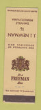 Matchbook Cover - Freeman Men's Shoes JJ Newman Danville PA