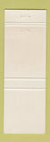 Matchbook Cover - Pete's Embassy Room Folsom PA WEAR