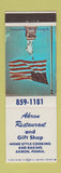 Matchbook Cover - Akron Restaurant Akron PA Statue of Liberty
