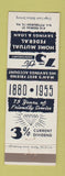 Matchbook Cover - Home Mutual Federal Savings Pittsburgh PA 1955
