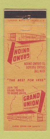Matchbook Cover - Grand Union Grocery WEAR