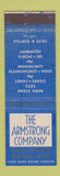 Matchbook Cover - Armstrong Railroad News Stand Boston MA