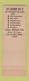 Matchbook Cover - The Wrights Mutual Insurance CT