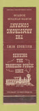 Matchbook Cover - Armstrong Railroad News Boston MA