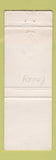 Matchbook Cover - Railroad New Zealand WORN BLUE