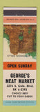 Matchbook Cover - George's Meat Market Denver?