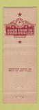 Matchbook Cover - Stouffer's Restaurant Detroit Cleveland Chicago WEAR