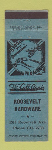 Matchbook Cover - Roosevelt Hardware WEAR