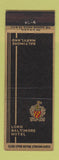 Matchbook Cover - Lord Baltimore Hotel Baltimore MD