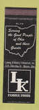 Matchbook Cover - Ludwig Kibbey Famous Foods Marion OH