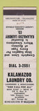 Matchbook Cover - Kalamazoo Laundry MI WEAR