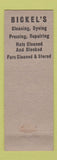 Matchbook Cover - Bickel's Dry Cleaning Moline East Moline IL