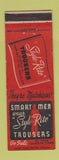 Matchbook Cover - Style Rite Men's Clothes