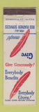 Matchbook Cover - Red Feather Service