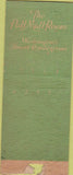 Matchbook Cover - Hotel Raleigh Washington DC BOBTAIL