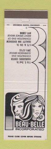 Matchbook Cover - Beau Belle Salon Covington KY