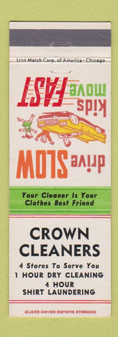Matchbook Cover - Crown Cleaners