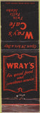 Matchbook Cover - Wray's Cafe Twin Falls ID WEAR