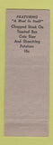 Matchbook Cover - Busby's Restaurant
