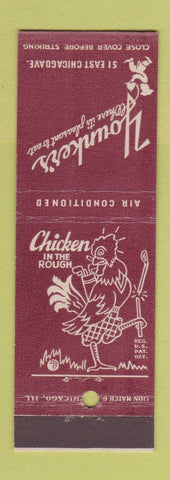 Matchbook Cover - Younker's Restaurant Chicken in the Rough Chicago IL