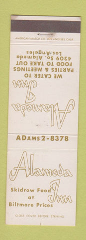 Matchbook Cover - Alameda Inn Los Angeles CA