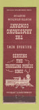 Matchbook Cover - Armstrong Railroad News Boston MA
