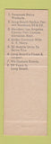 Matchbook Cover - DC Catering Long Beach CA Concord NH PINK